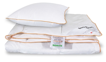 Dekbed en kussen set - Zomerdekbed 140x220 cm + kussen 60x63 cm - Muskusdons zomerdekbed - Borg Living