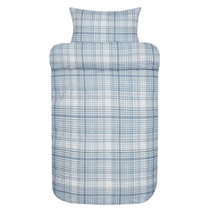 Flanel beddengoed - 100% zacht katoenen flanel beddengoed - Høie of Scandinavia - David blauw
