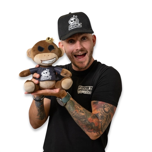 First Grade Monkey knuffel - Squish Heads - 20 cm