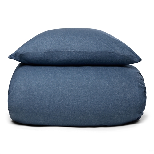 Flanel beddengoed 140x220 cm - Zacht effen beddengoedset - 100% katoenflanel - By Night bedlinnen