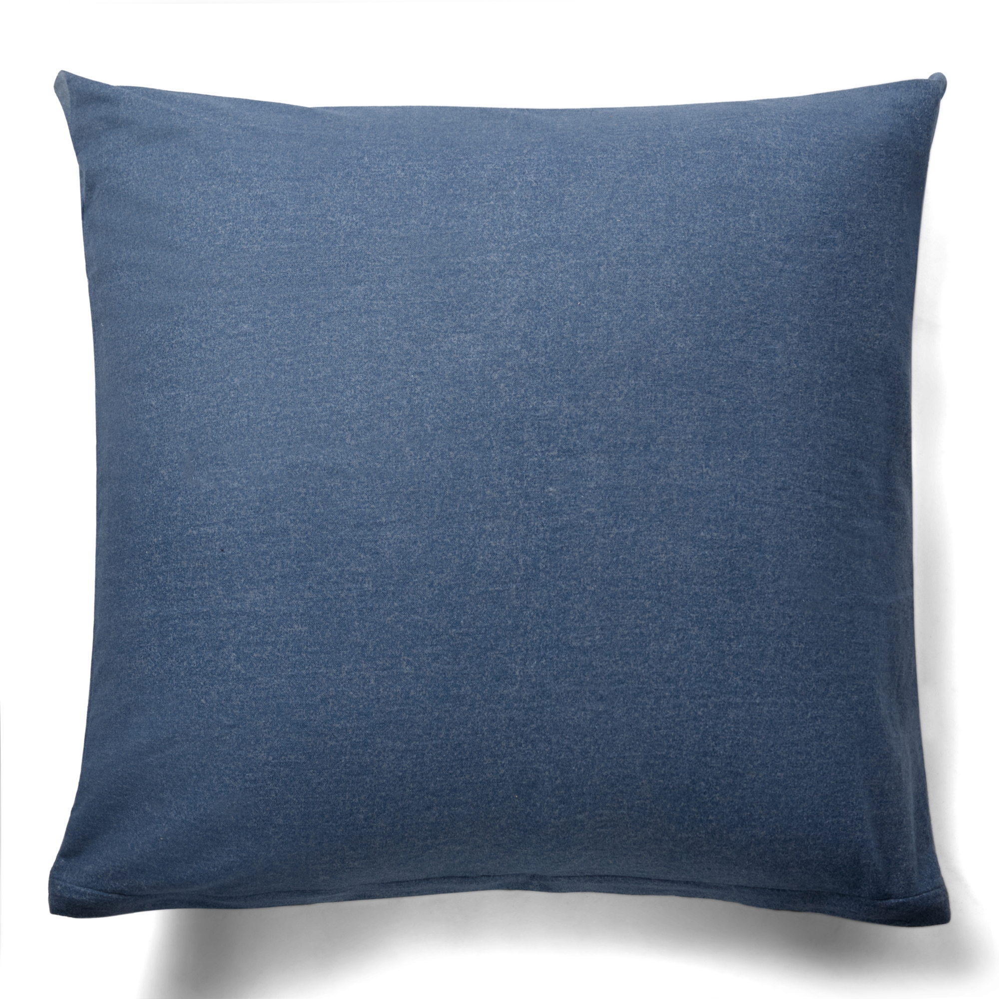 Kussensloop 60x63 cm - Katoenen flanel beddengoed - Blue Melange
