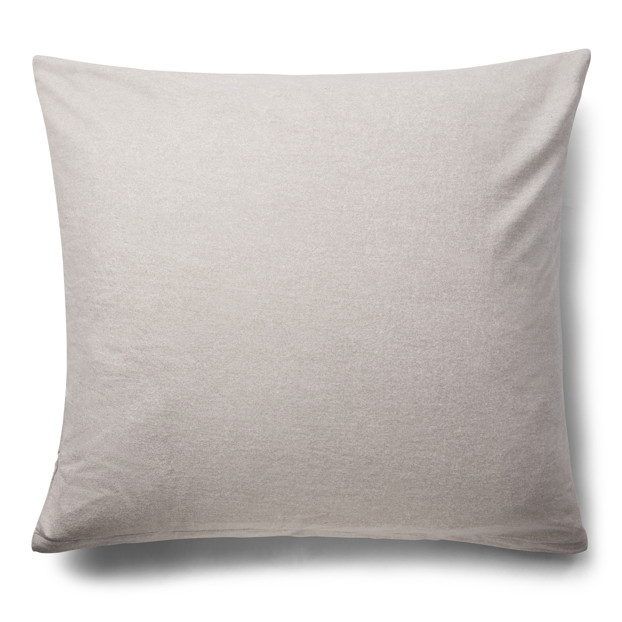 Kussensloop 60x63 cm - Katoenen flanel beddengoed - Grey Melange