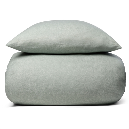 Flanel beddengoed 140x220 cm - Zacht effen beddengoedset - 100% katoenflanel - By Night bedlinnen