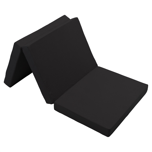 Vouwmatras - Single - Populair als gastenmatras - 8 cm comfortschuim - Nordstrand Home zwart schuimmatras