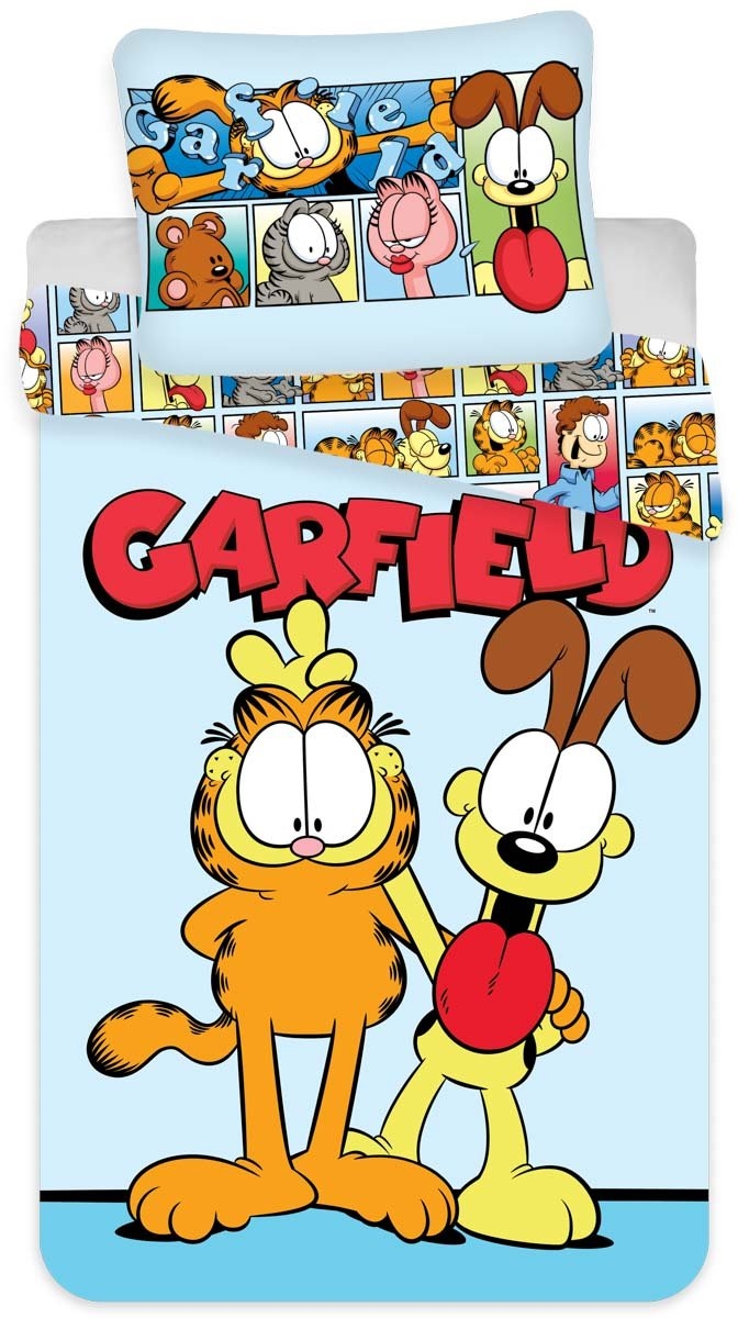 Garfield beddengoed - 100% katoen - Junior beddengoed 100x140 cm