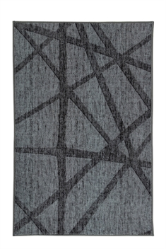 Vloerkleed - Donkergrijs kleed met antislip achterkant - Los kleed van Nordstrand Home Gry