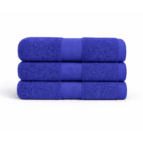 Katoenen handdoek - 100% katoen - 50x100 cm - Diamant - Blauw