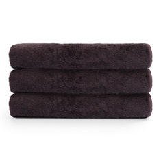 Bamboe handdoek - Bamboe/katoen - Zwart