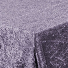 Velours tafellaken - Lavendel tafelkleed - Geribd velours - Borg Living