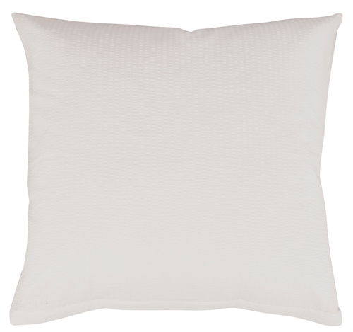 Kussensloop 60x63 cm - Seersucker - Witte kussensloop in crêpe - By Night kussensloop