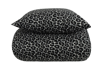 Beddengoed tweepersoons dekbed 200x220 cm - Luipaard gespikkeld beddengoed - 100% Katoen - Borg Living tweepersoons dekbedovertrek