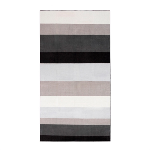Tapijtloper 80x160 cm - Gestreept tapijt met antislip achterkant - Zachte loper - Losse vloerloper van Nordstrand Home Rosa