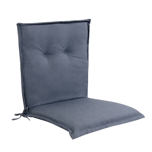 Luxe tuinkussen voor stoelen - 7 cm dik - Blauw kussen met luxe comfort - Nordstrand Home