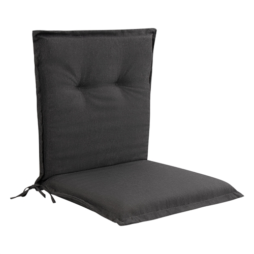 Luxe tuinkussen voor positiestoel - 7 cm Antracietgrijs kussen met luxe comfort - Nordstrand Home