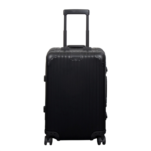 Handbagage koffer - Aluminium koffer - Zwart - Luxe trolley met TSA slot - 36 liter