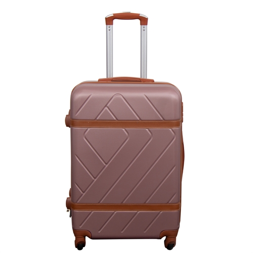 Koffer aanbieding - Hardcase - Afmeting Medium - Retro roze - Slimme reiskoffer