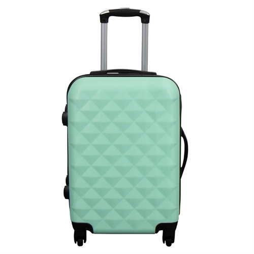 Handbagage koffer - Hardcase lichtgewicht koffer - Kleine maat - Diamant turkoois