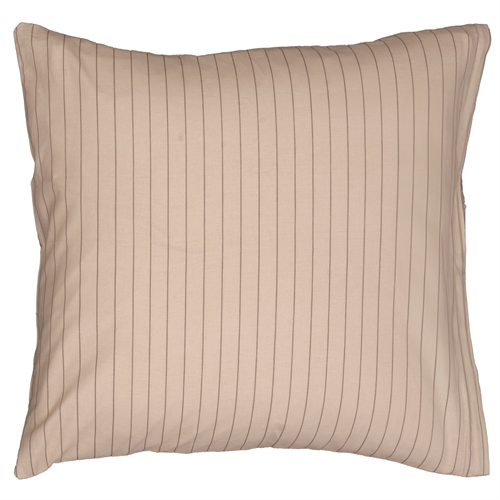 100% katoenen Kussensloop - 60x63 cm - Zand gestreept Kussensloop - Nordstrand Home dekbedovertrek