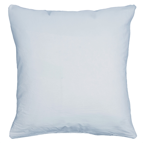 Kussensloop 60x63 cm - 100% Enzymgewassen Katoen - Firm Blauw - Nordstrand Home