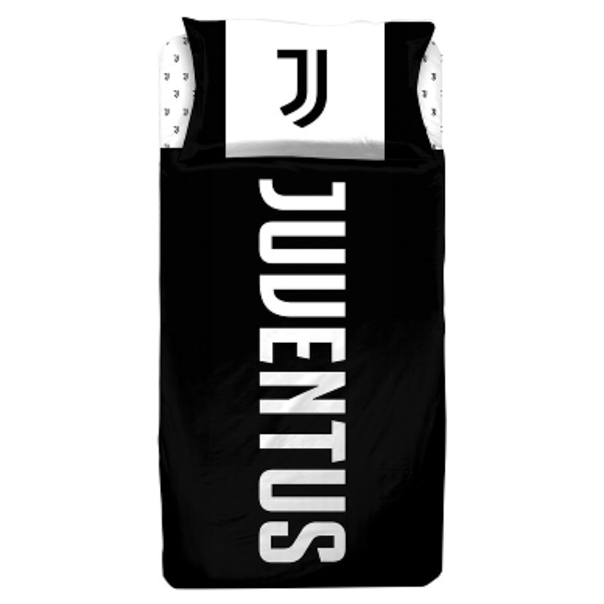 Voetbalbeddengoed - 100% katoen - Kinderbeddengoed 140x200 cm - Juventus beddengoed