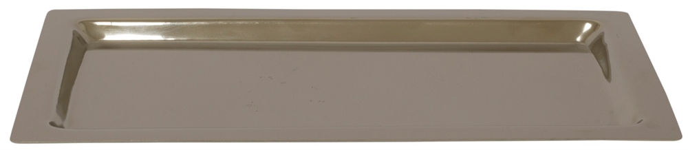 Decoratief schaal van staal van Turiform - Continentaal - 29x16x1,5 cm