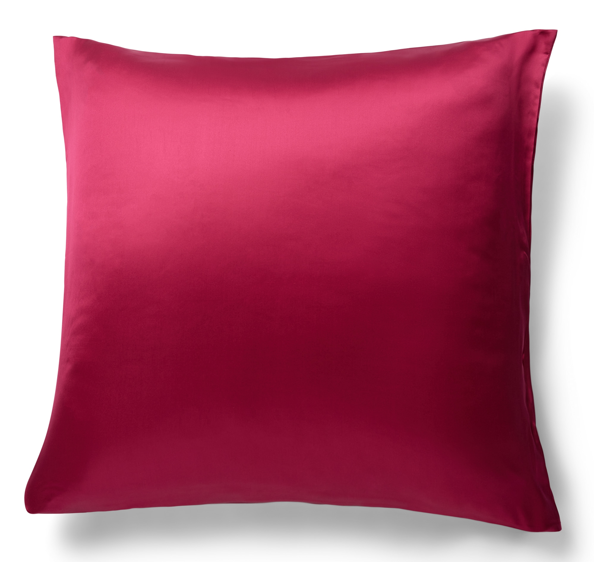 Zijden kussensloop 60x63 cm - 100% moerbeizijde - Donker roze