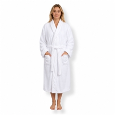 Badjas - Zachte fleece - Wit
