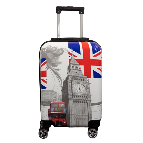 Koffer - Hardcase koffer - Maat Medium - Koffer met motief - City of London - Exclusieve lichtgewicht reiskoffer