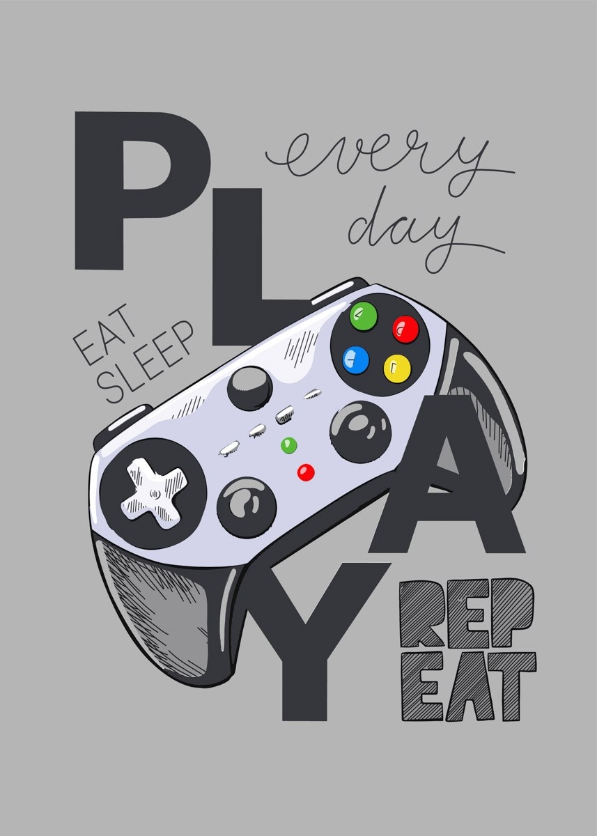 Kinderdeken - Gamer - 100x140 cm - Zacht en heerlijk fleecedeken - Borg Living