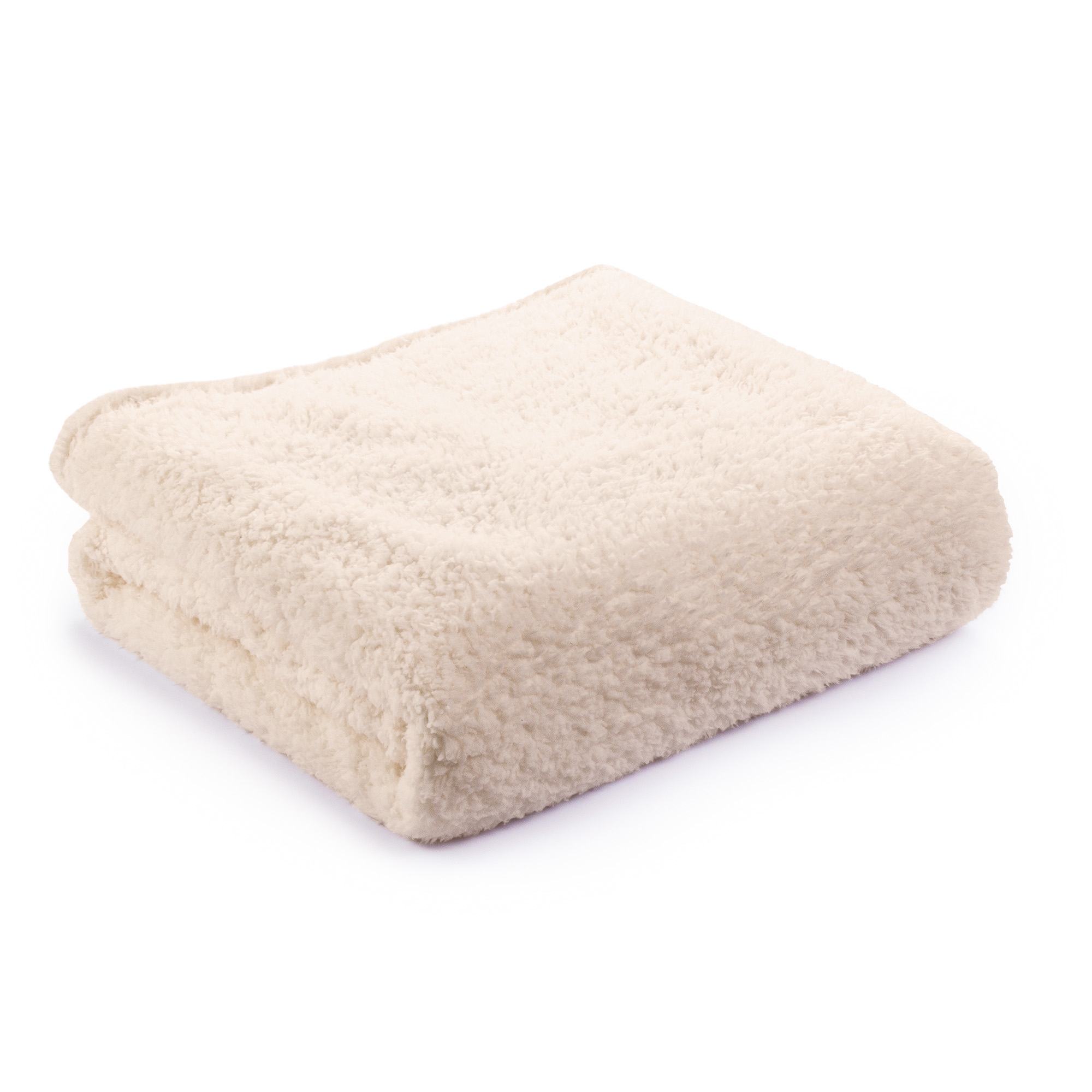 Teddy fleece deken - 130x180 cm - Zand