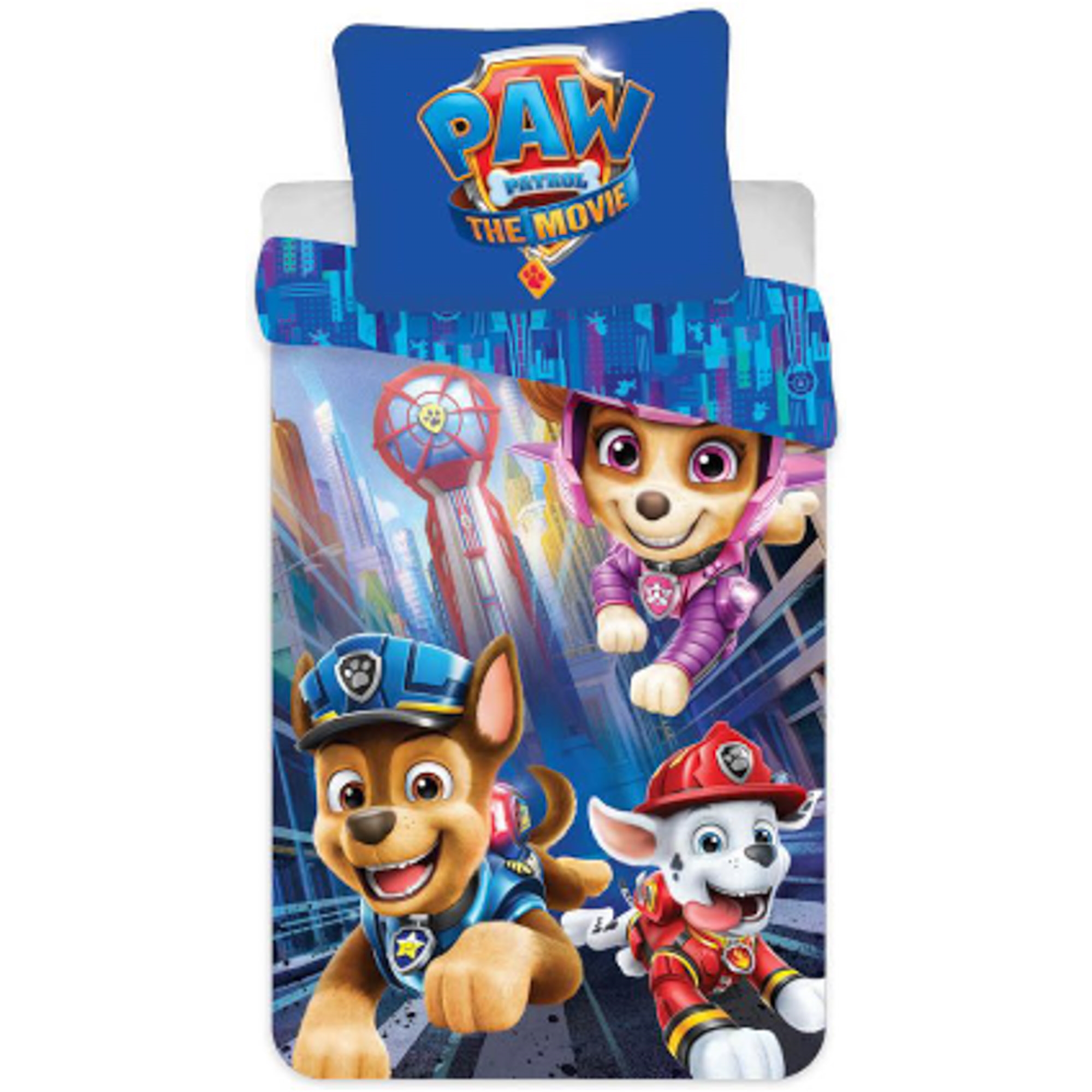 Paw Patrol beddengoed - 100% katoen - Junior beddengoed 100x140 cm - Paw Patrol The Movie