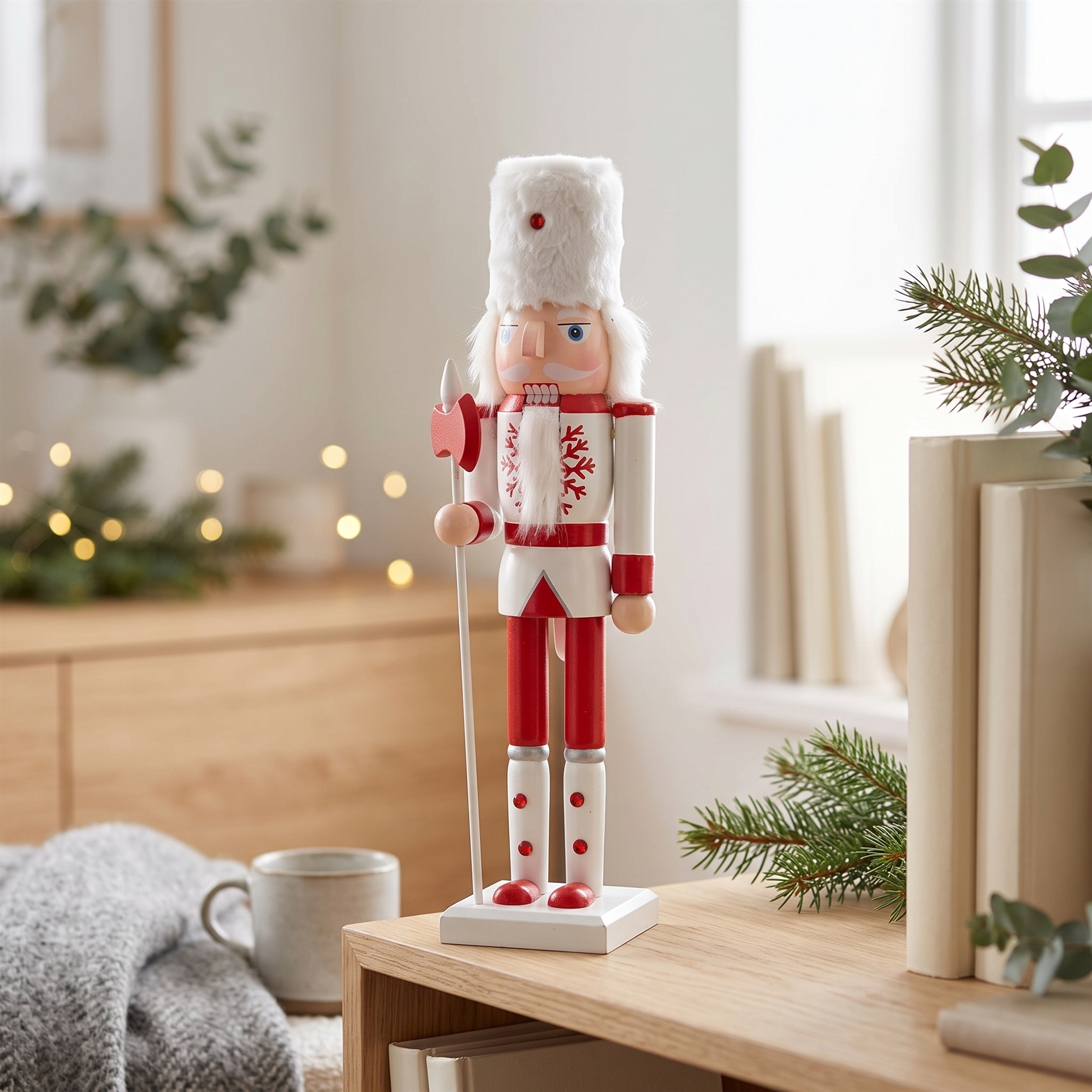 Notenkrakerfiguur - 38 cm - Mooie notenkraker met bijl