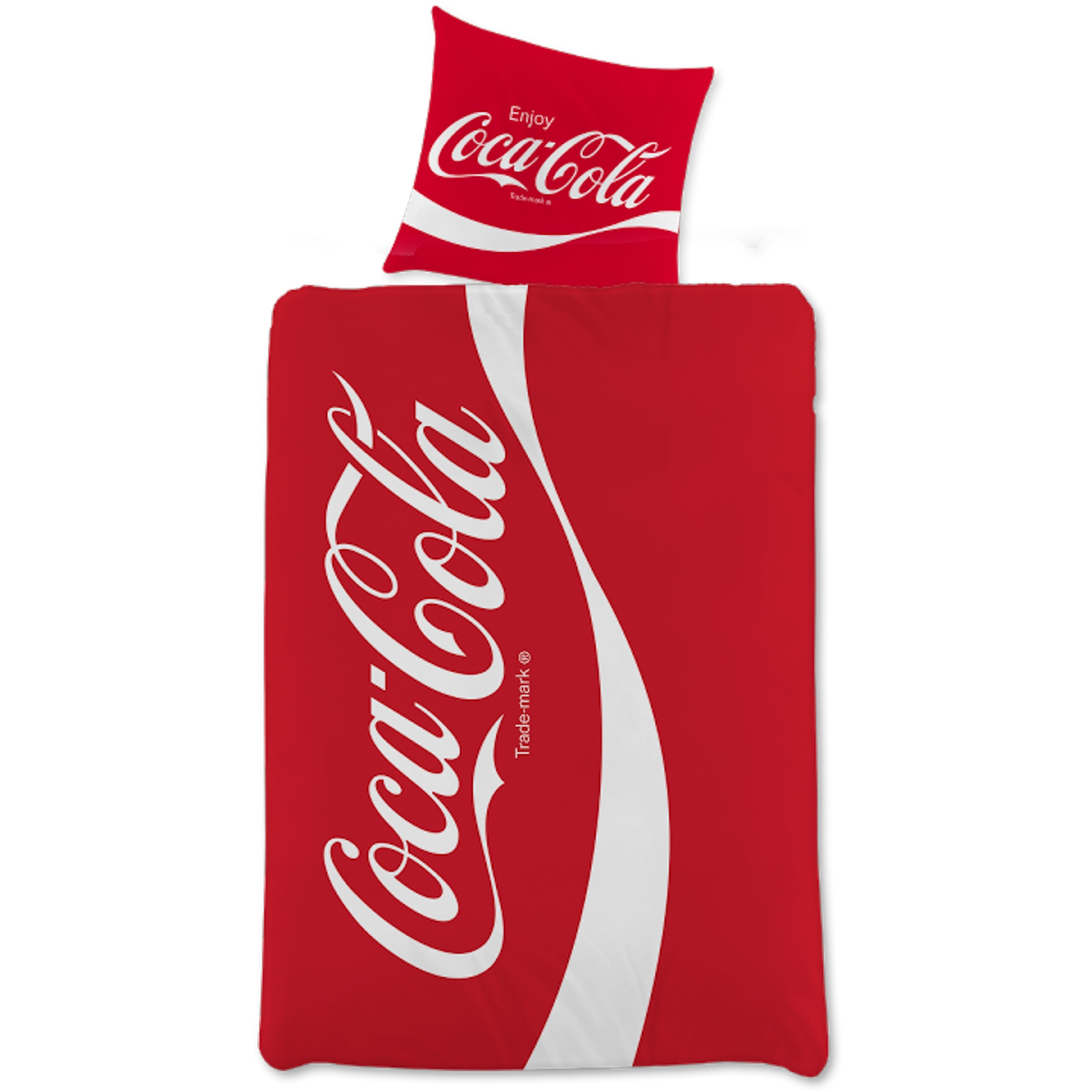 Coca Cola beddengoed - 100% katoen - Kinderbeddengoed 140x200 cm