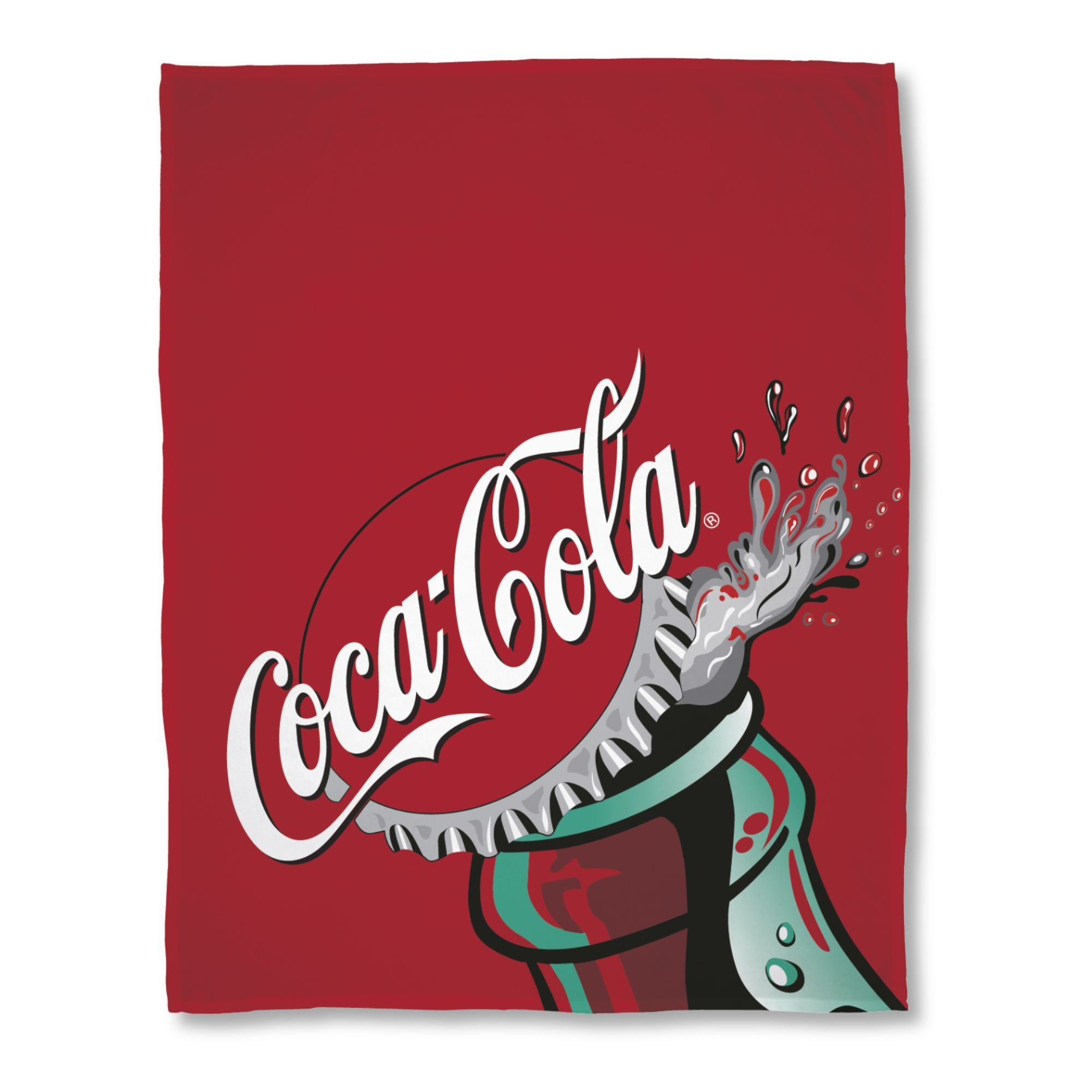 Kinderdeken - Coca Cola - 150x200 cm - Zacht fleece-deken - Rood