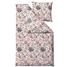 Beddengoed - 100% katoensatijn - Södahl Tapestry - Roze bloemen