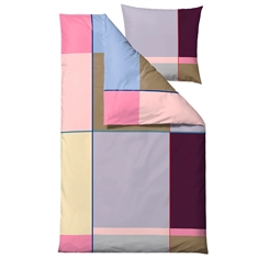 Beddengoed - 100% katoensatijn - Södahl Colour Block - Paars