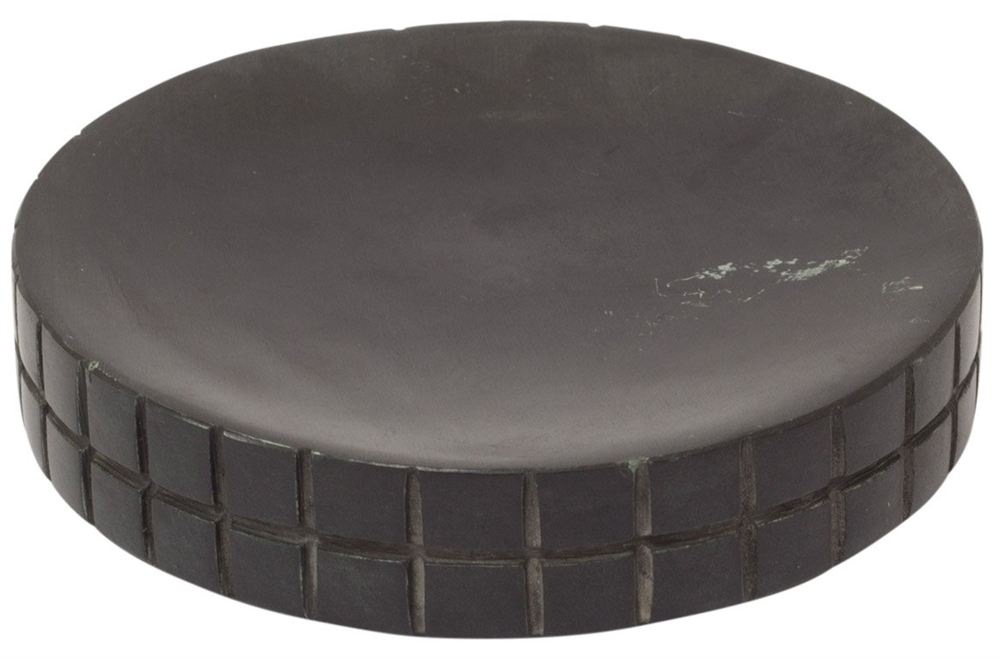Zeepschaal - Zwarte steen - Turiform - Solid - 13x3 cm