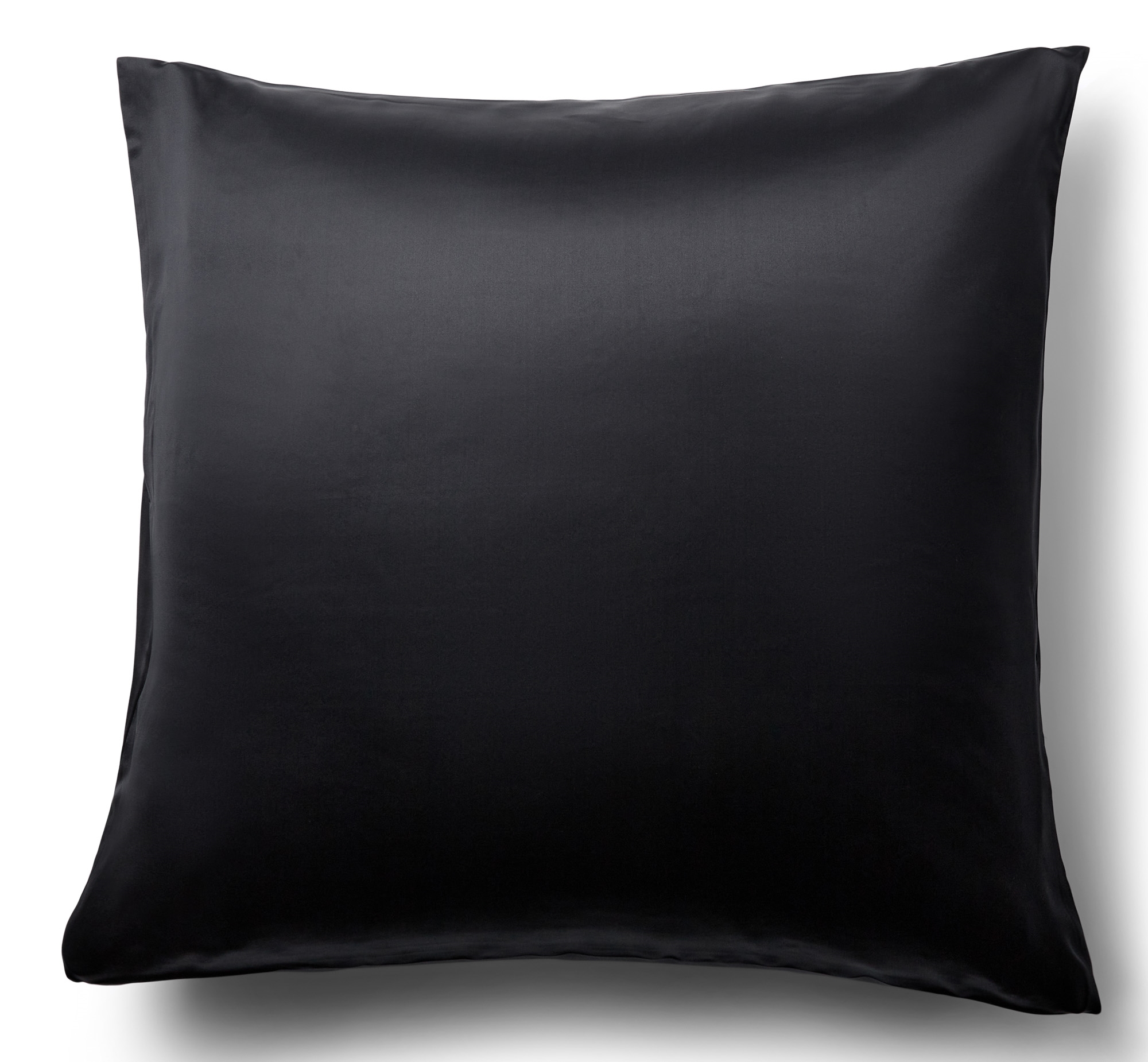 Zijden kussensloop 60x63 cm - 100% moerbeizijde - Zwart