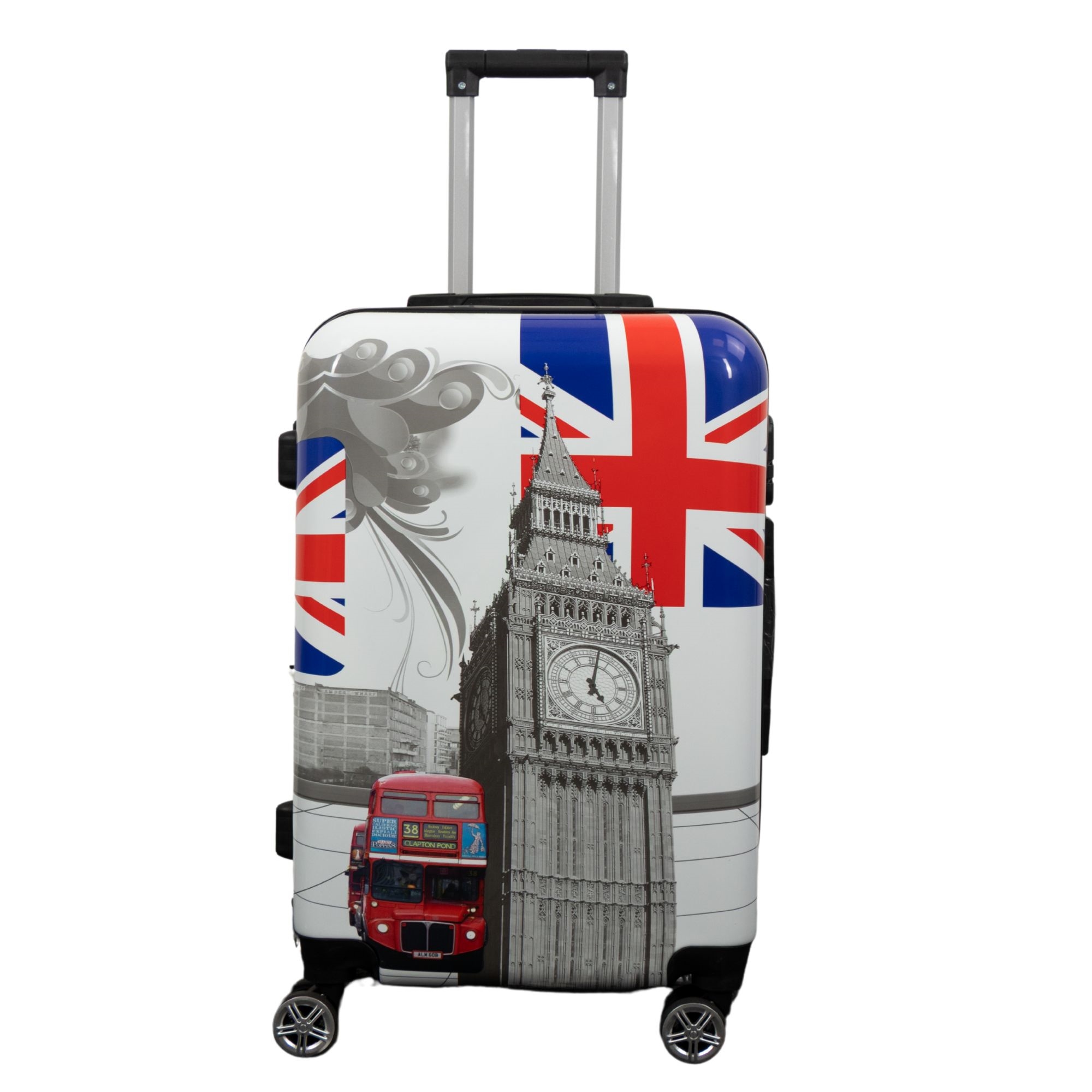 Grote koffer - Hardcase koffer met motief - City of London - Exclusieve lichtgewicht koffer