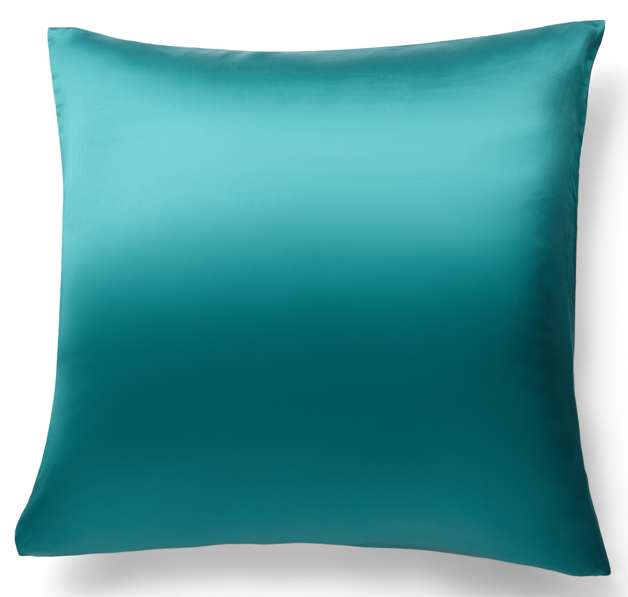 Zijden kussensloop 60x63 cm - 100% moerbeizijde - Turkoois