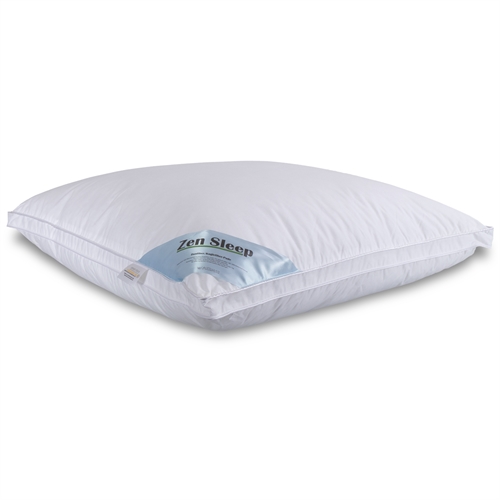 Hypoallergeen hoofdkussen met donsvezels 50x60 cm - "Middel" - Zen Sleep