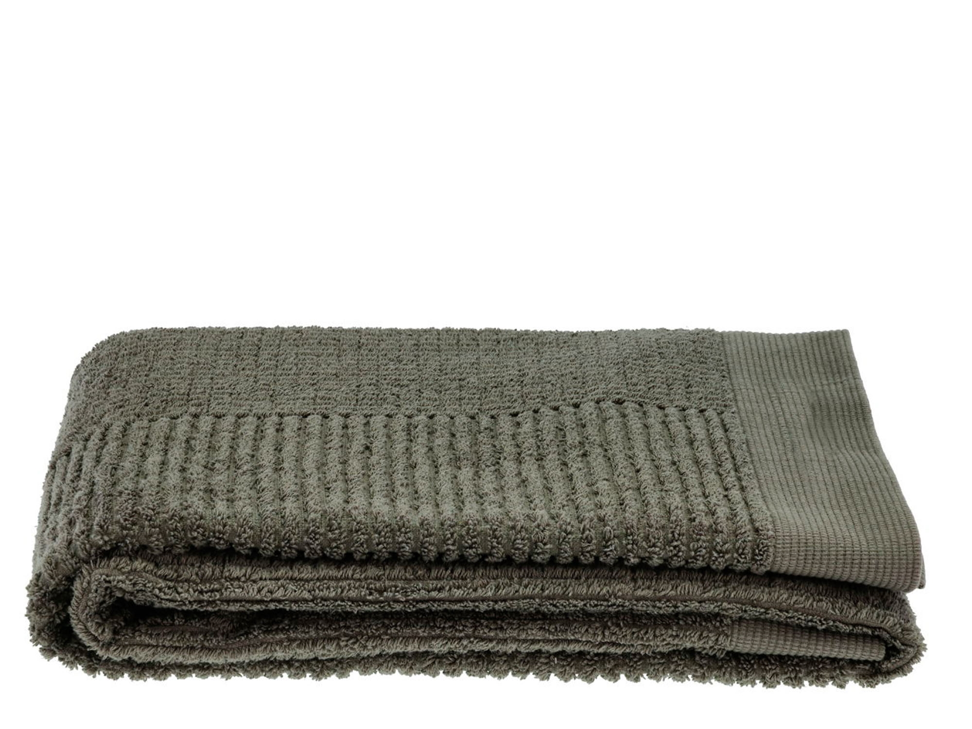Handdoek - 100% katoen - Badhanddoek 70x140 cm - Zone Denmark Classic - Olive Green