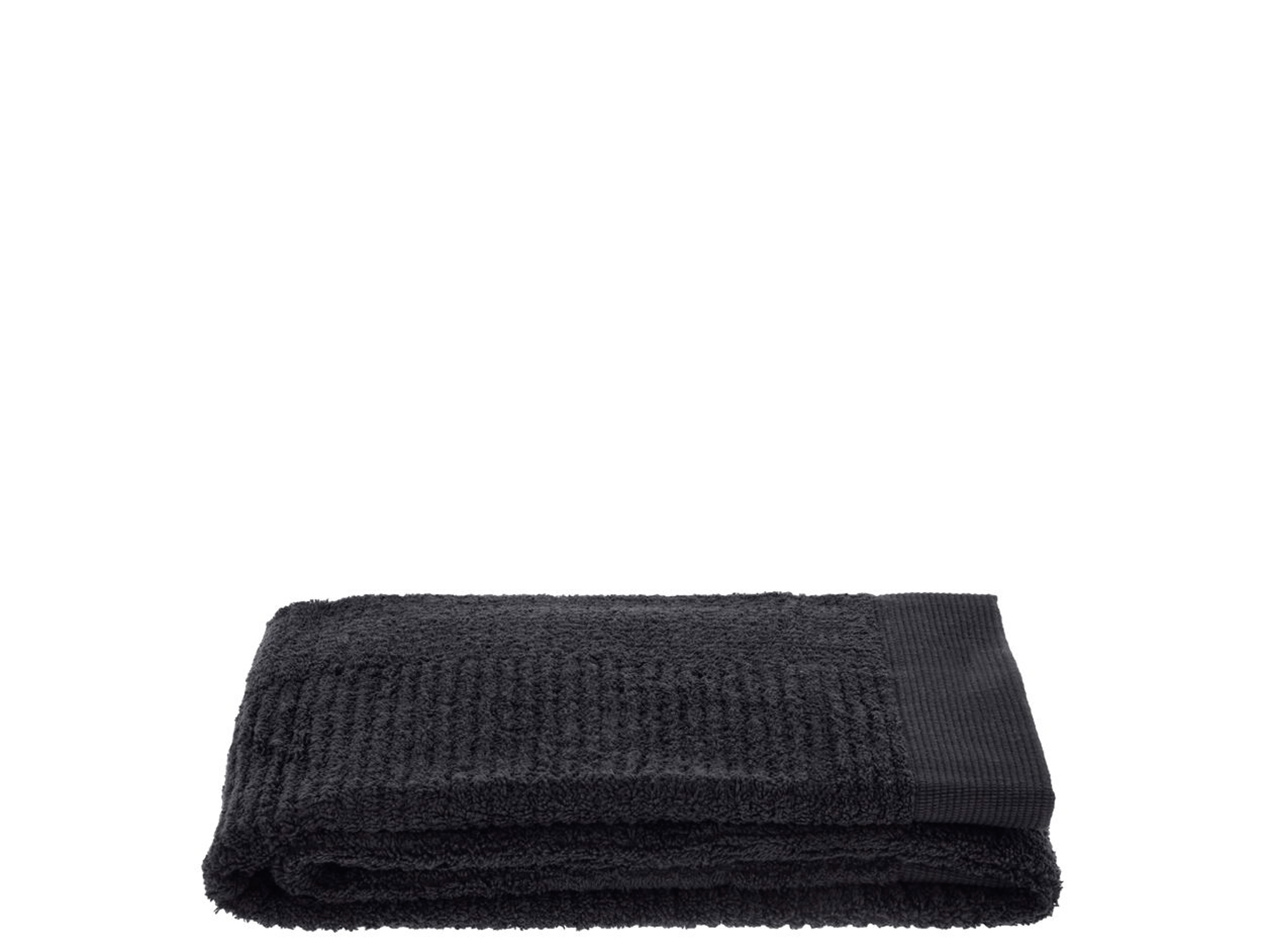 Handdoek - 100% katoen - Gastenhanddoek 50x70 cm - Zone Denmark Classic - Zwart