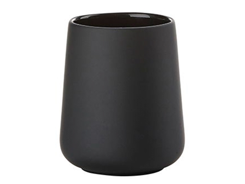 Zwarte tandenborstelbeker - Zone Denmark