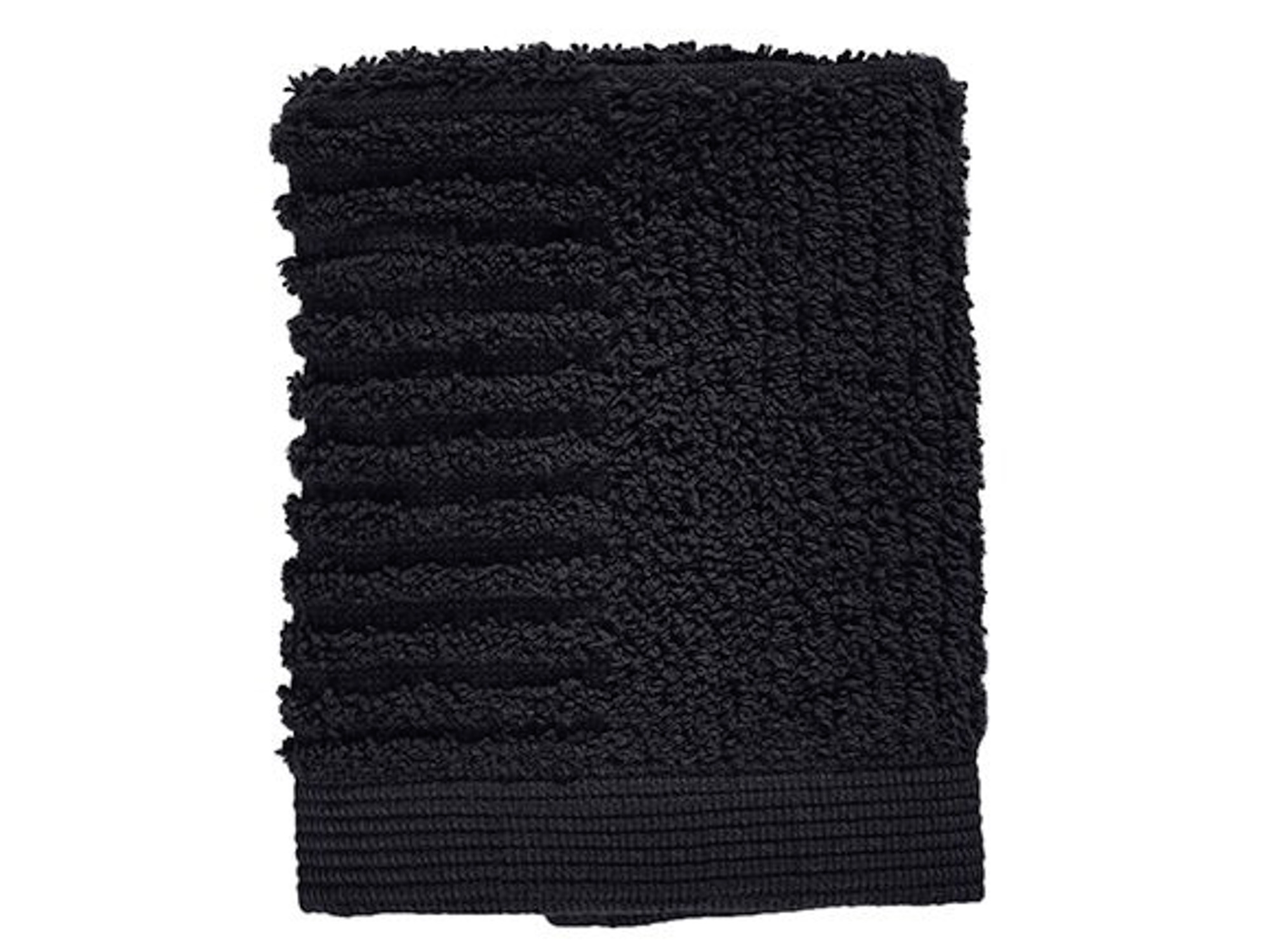 Washandje - 100% katoen - 30x30 cm - Zone Denmark Classic - Black