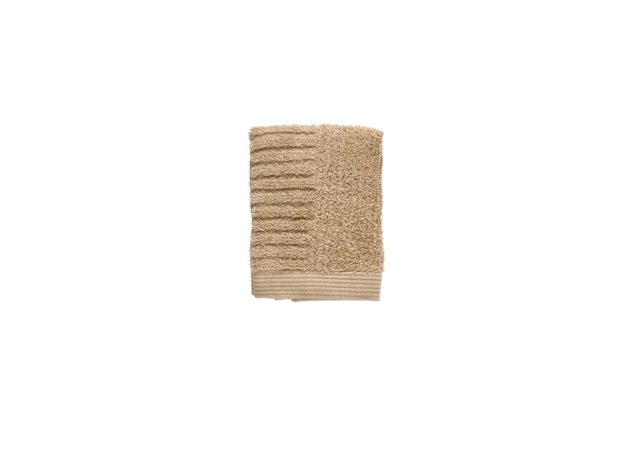 Washandje - 100% katoen - 30x30 cm - Zone Denmark Classic - Camel
