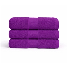 Katoenen handdoek - 100% katoen - Diamant - Paars