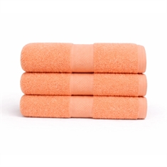 Katoenen handdoek - 100% katoen - Diamant - Oranje