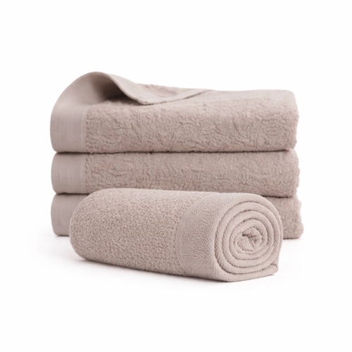 Katoenen handdoek - 100% katoen - 50x100 cm - Klaproos - Roze