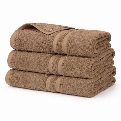 Katoenen handdoek - 100% katoen - Badhanddoek 65x130 cm - Naturel